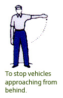 Traffic Police Hand Signals